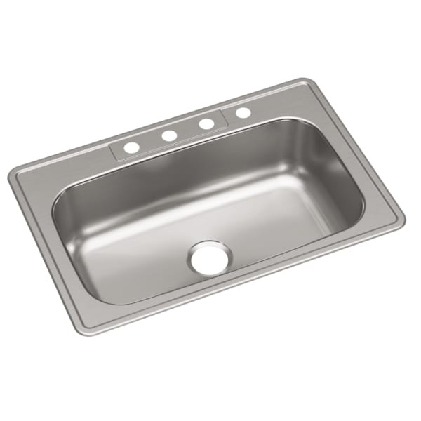 Kitchen Sink, Top Mount, Stainless steel Finish